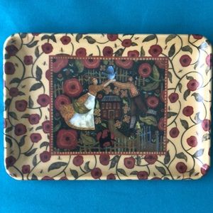 melamine Italian trays farmhouse mcm